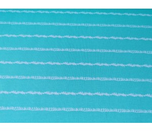 Jersey - Scribble türkis